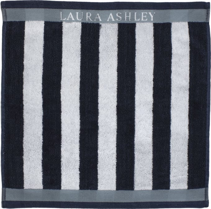 Laura Ashley Keukendoek Midnight Stripe 50X50 Cm Donkerblauw