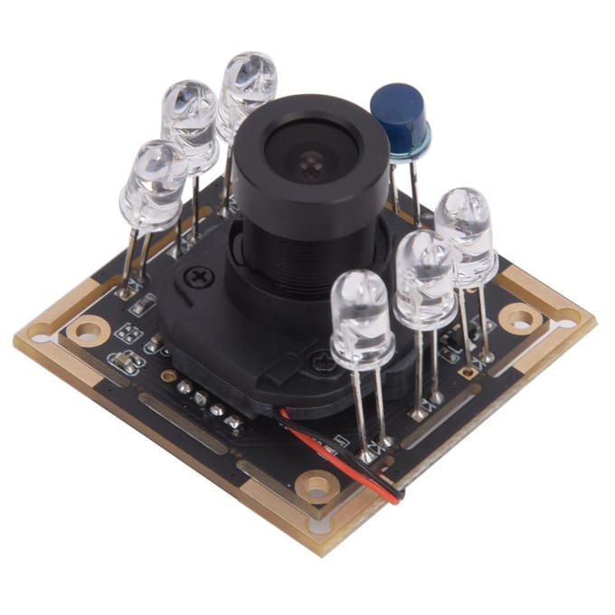 USB Cameramodule Board OV9732 Chip IR CUT Infrarood Gezichtsherkenning 1280x720 30fps 72 graden blue