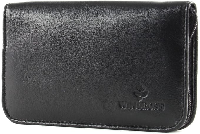 Windrose Nappa Juwelenkistje Leer 12 cm