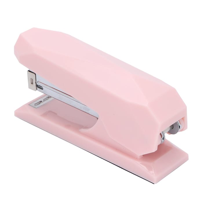 Kleine nietmachine Papier 1,7 inch Diepte 100 nieten Bureau nietmachine 20 vellen capaciteit voor kantoor studiegebruik white