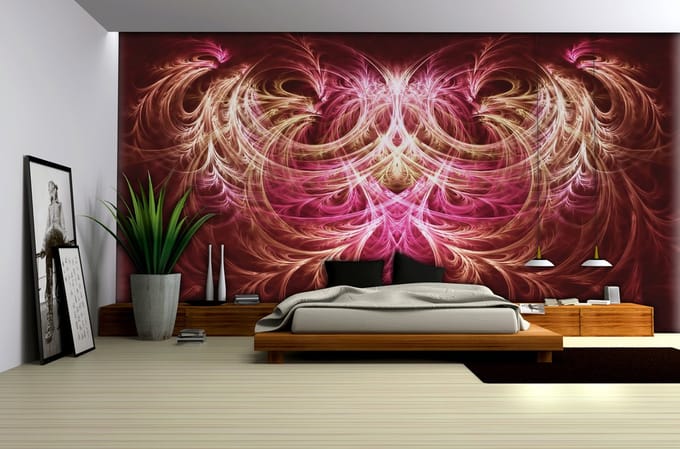Poster | Roze | 104 x 70,5 cm