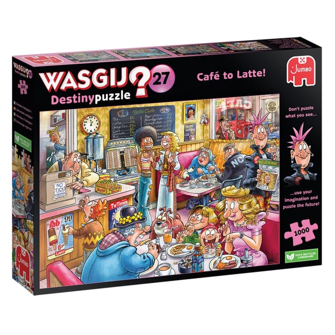 Wasgij Destiny 27 - Van Cafetaria Naar Koffiebar! - 1000 stukjes puzzel - Legpuzzel