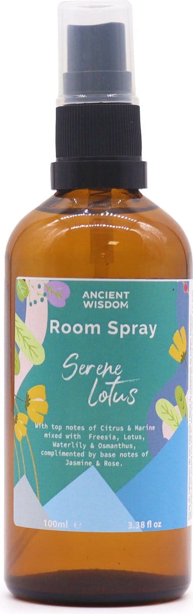 Roomspray - Kamerspray - Serene Lotus - Citrus - Lotus - 100ml