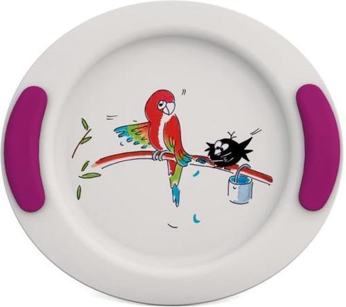 Kinderbord Papegaai - Paars