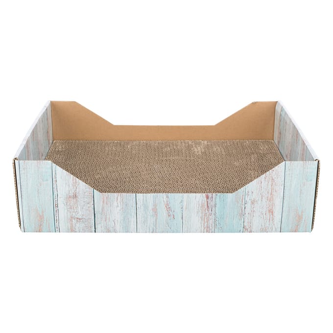 Trixie - Krabmand - Karton - Catnip - Turquoise - 45X33X12 cm