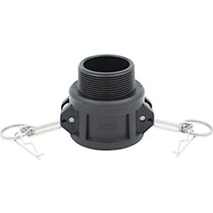 Camlock 2 inch-blik naar 2 inch BSP buitendraad