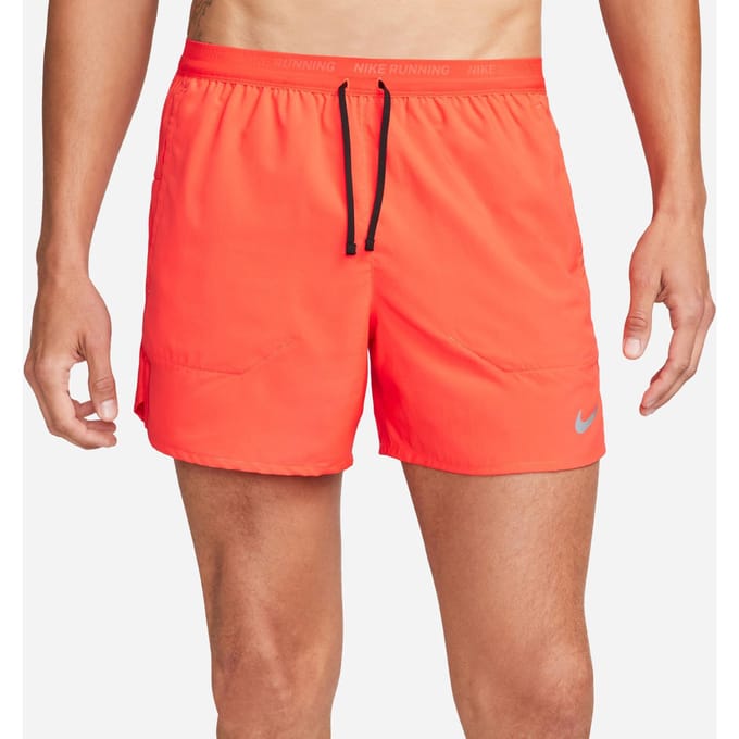 Nike Stride 5in Hardloopshorts Heren-Rood,Zwart