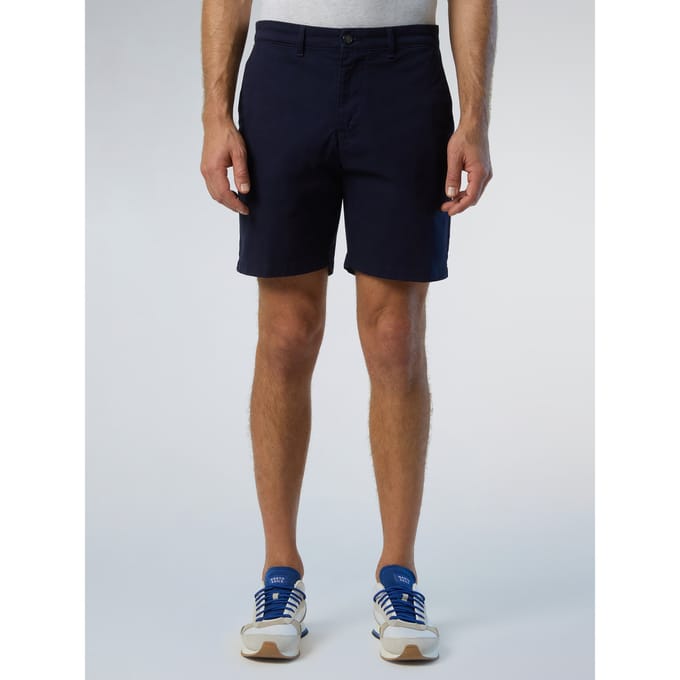 North Sails Chino korte broek Logo patch