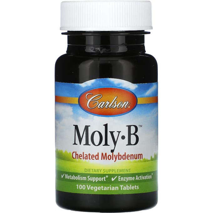Moly-B, Plantaardige Tabletten, 100 Tabletten (500Mcg per Tablet)