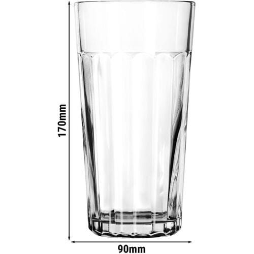(24 stuks) LIBBEY PANELED TUMBLERS - Koeler - 592ml