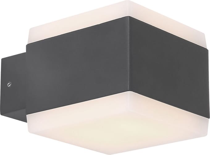 Globo wandlamp Slice - antraciet - luminium - 34173RGBSH