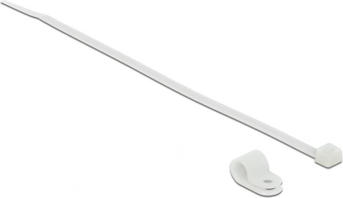DeLOCK 18865 kabelbinder Screw mount cable tie Nylon Wit 10 stuk(s)
