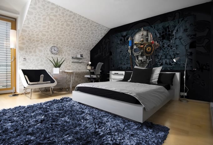 Alchemy  Art Necronaut Skull Photo Wallcovering