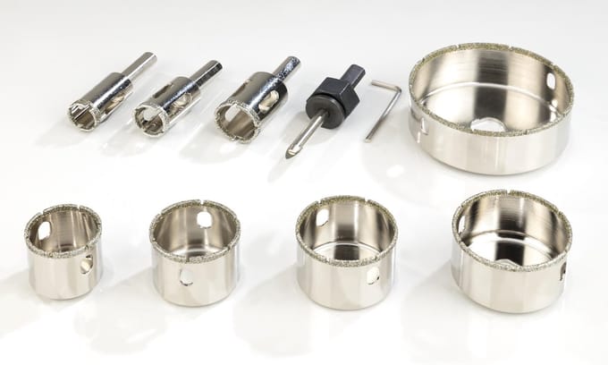 Westfalia 9-delige tegelboor set