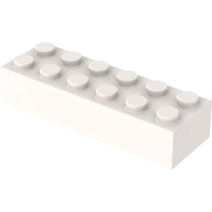 [FunBrick] 10/30/50 STUKS DIY Bouwstenen Bakstenen 2x6 Stippen Educatief Creatief Maat Compatibel Met 2456 Plastic 50PCS