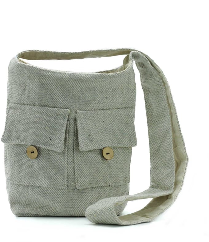 Natural Tones Two Pocket Bags - Stone - Medium
