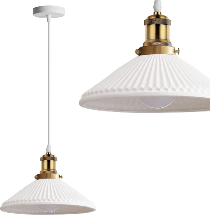 Toolight App1172-1Cp Hanglamp Wit 23X23X9Cm