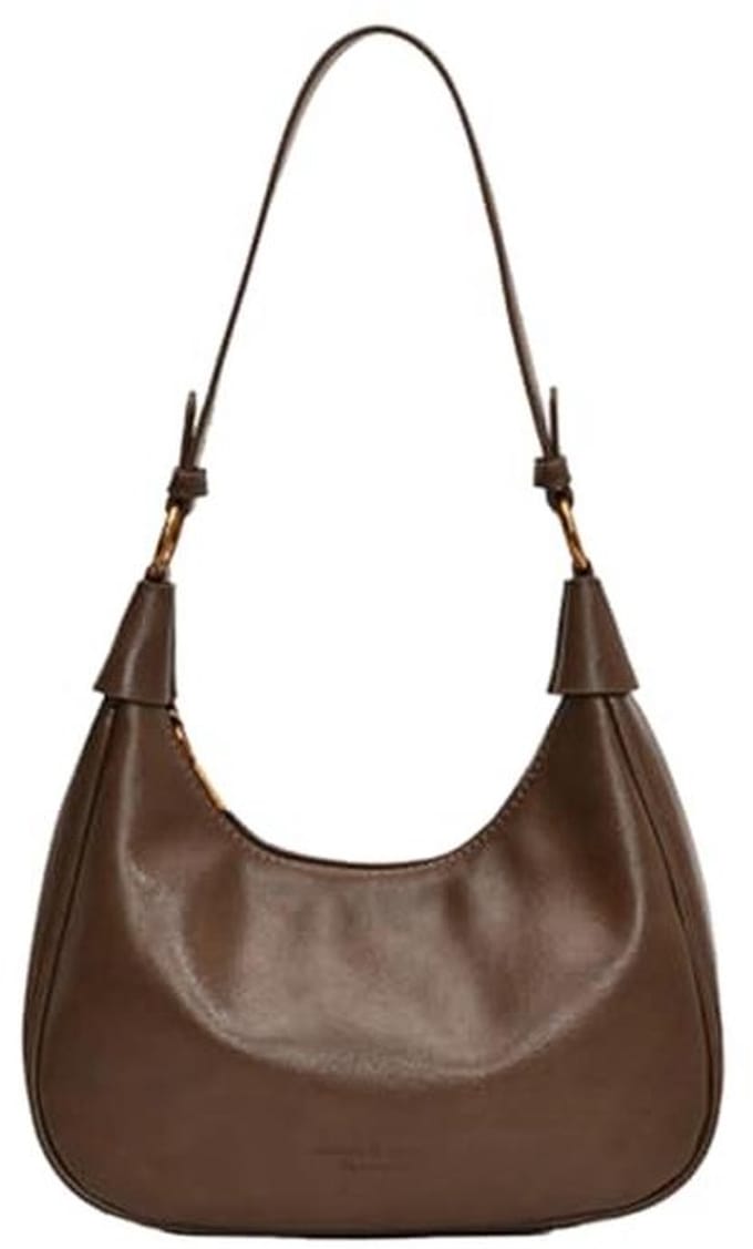 Elegante Kleine Hobo Schoudertas voor Dames - Vintage PU-leer