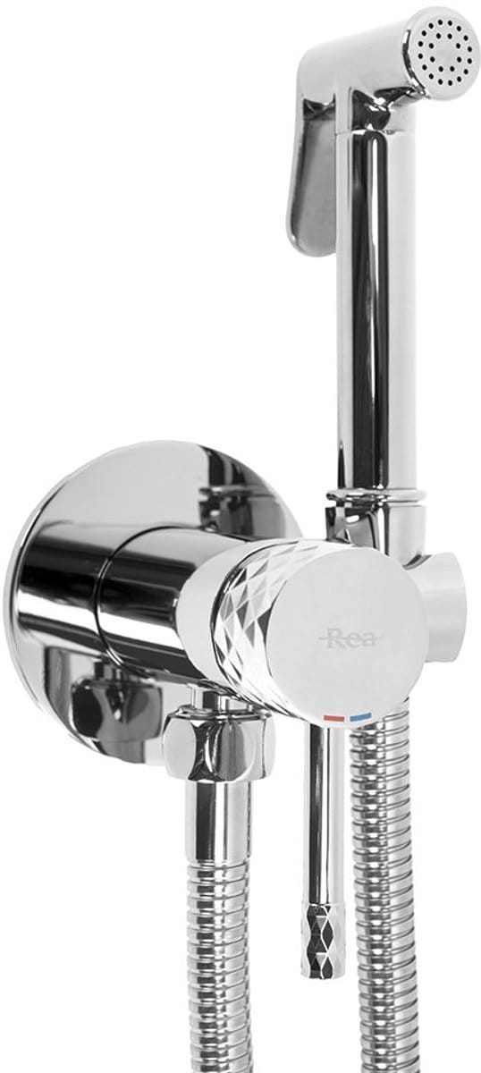 Rea Loop Lungo Diamond - Bidetmengkraan- Chroom