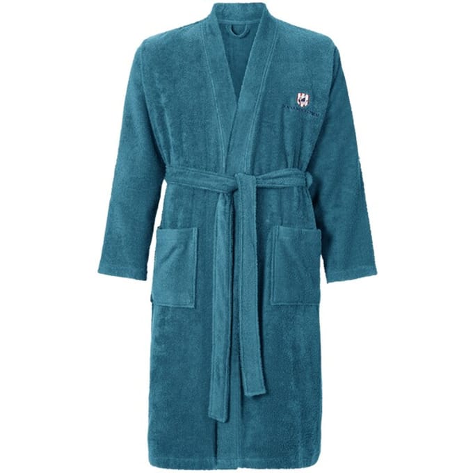 Jan Vanderstorm herren Badjas - 80/82 - groen - Plus Size