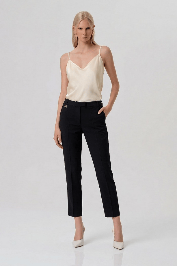 Vrouwen Chino Pants Zwart