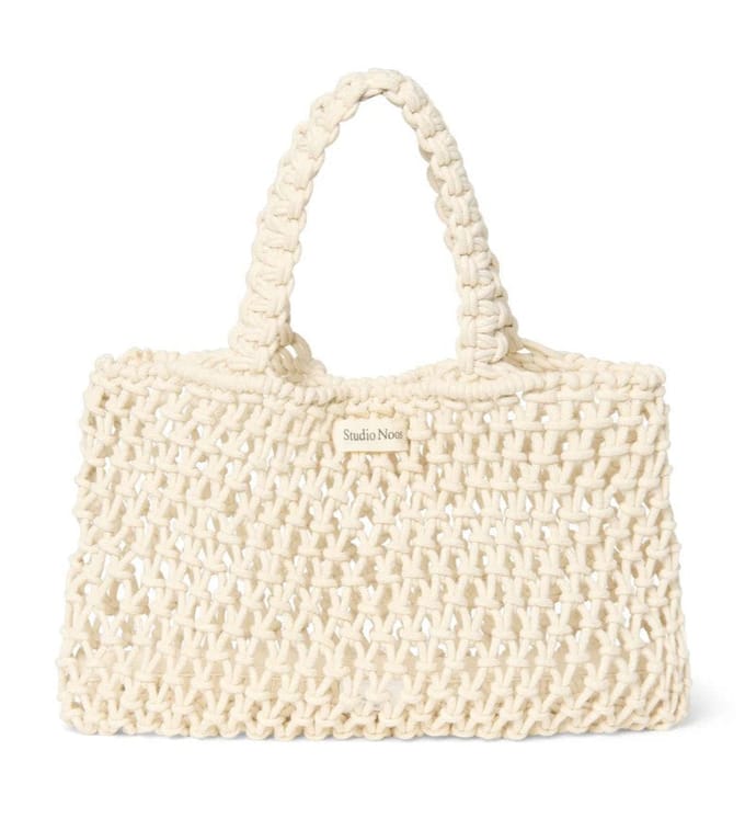 Studio Noos mini handbag macrame naturel