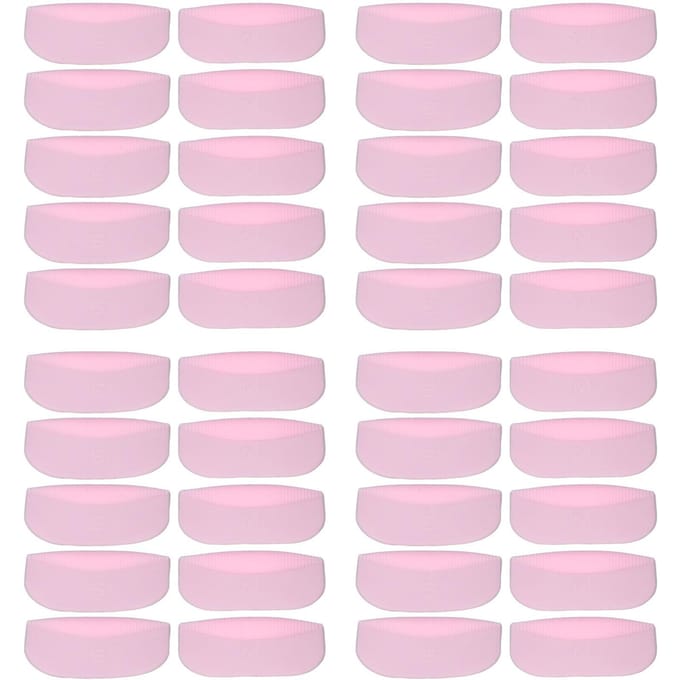 20 paar Siliconen Wimper Perm Pads Herbruikbare Lash Lifting Pads Wimper Lifting Staven voor Thuis Schoonheid white