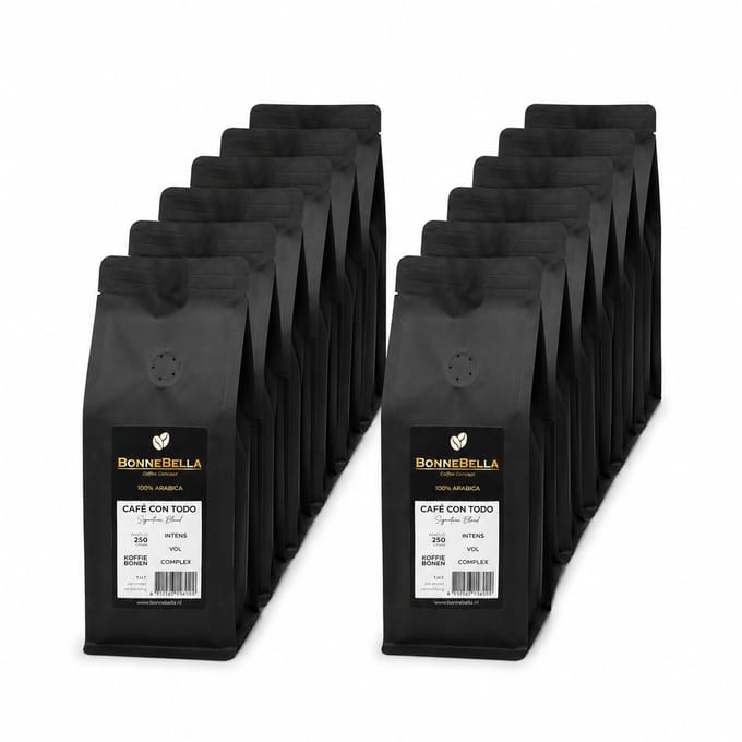 BonneBella Café con Todo 12 x 250 gram koffiebonen