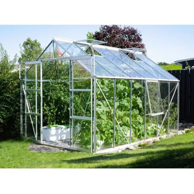 Vitavia Tuinkas Jupiter 9900 - Veiligheidsglas 3mm - Aluminium - 257x383x248cm