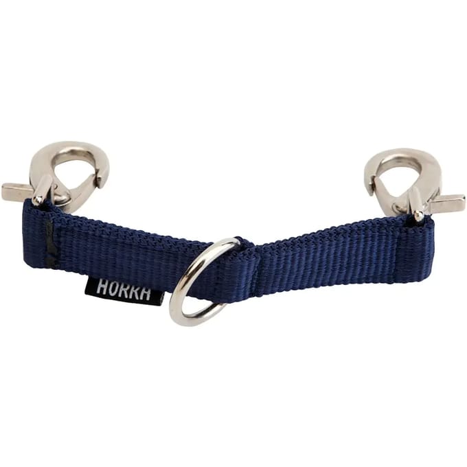 Horka Longeerstuk Met D-ring Polyester 13 Cm Donkerblauw