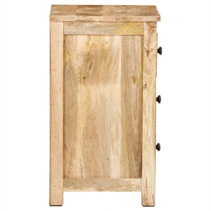 vidaXL - Nachtkastje - 45x35x60 - cm - massief - mangohout