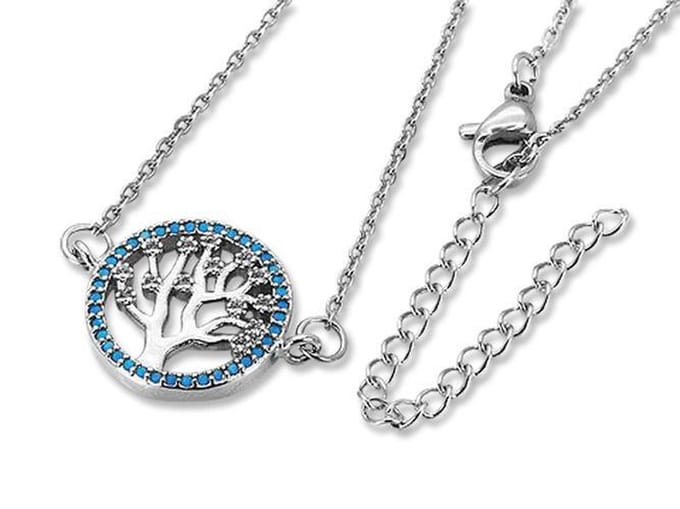 Amanto Ketting Celil - 316L Staal PVD - Levensboom - ∅15.5mm - 50cm
