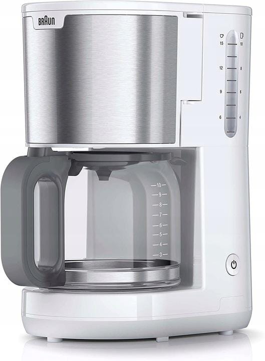 Braun KF 1500 WH Koffiezetapparaat Wit Capaciteit koppen: 10