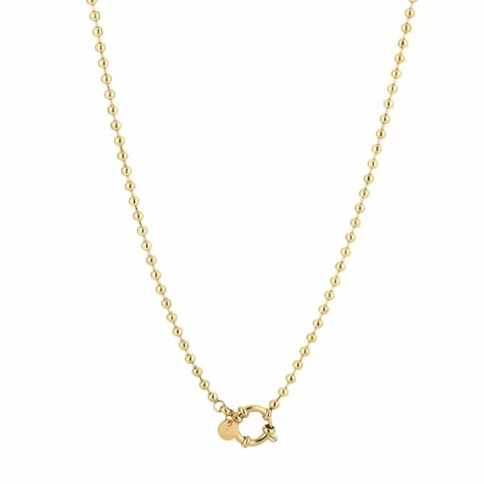 Bijoutheek Collier Balls Round Lock Goud