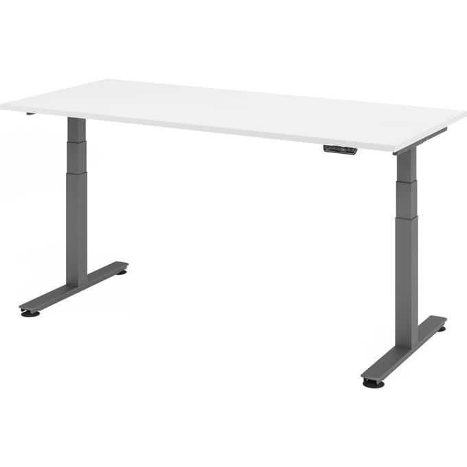 XDSM 19 G | Bureau - Wit 180 x 80 Tafelhoogte I Elektrisch in hoogte verstelbaar