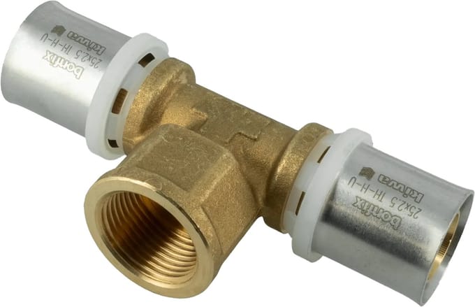 Bonfix Alu-pers T-stuk 25 x 3/4″ bi.dr. x 25 mm