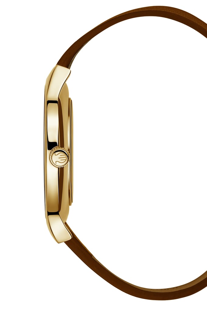 Orphelia Serendipity OR61804 Horloge - Leer - Bruin - Ø 40 mm