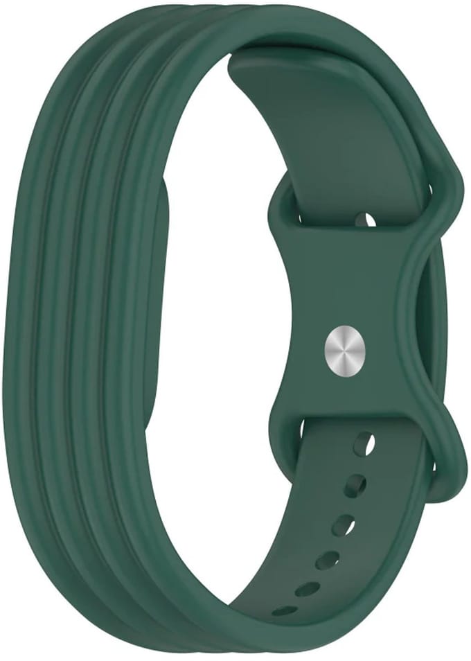 Strap-it Siliconen Bandje geschikt voor Fitbit Air - Groen