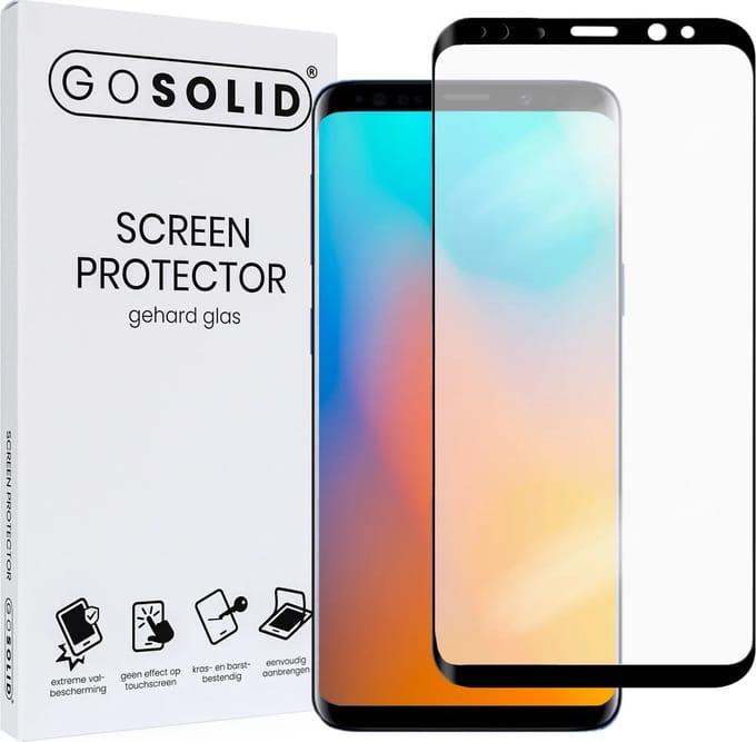 GO SOLID! ® Screenprotector geschikt voor Samsung Galaxy A8 2016 - gehard glas