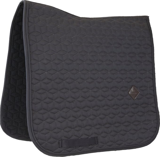 Kentucky Horsewear - Zadeldek Basic - Grijs - Dressuur - Maat Full