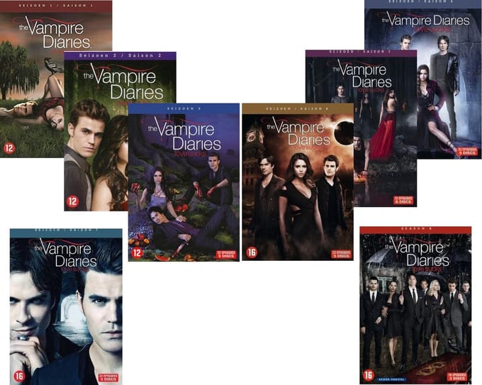 The Vampire Diaries - Seizoen 1 t/m 8 ( aparte dvd boxen )