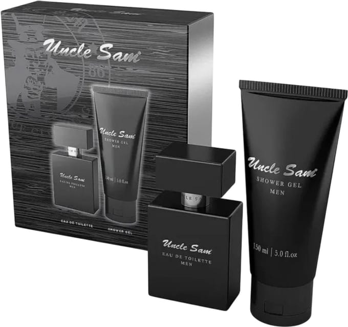 Uncle Sam geschenkset voor heren eau de toilette + shower gel giftset