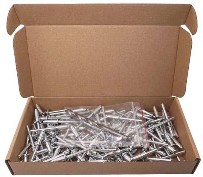 Verzinkte Stalen Blindklinknagels 6,0 x 16 mm - 100 Stuks