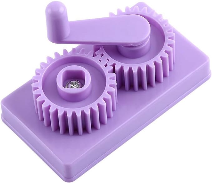Papier Crimper Tool - Papier Krimper - Papier Knutselen - Compact Handvat Ontwerp - 7x4x45cm - Paars
