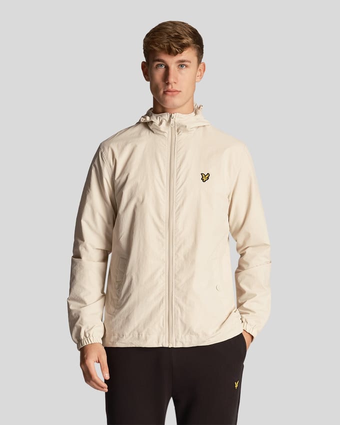 Lyle & Scott Zip Jas Beige - Maat XS - Heren - Tussenjas