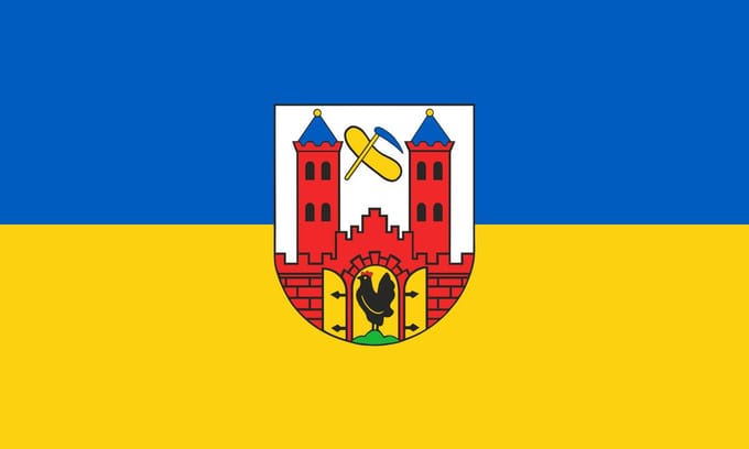 Vlag Suhl 100x150cm