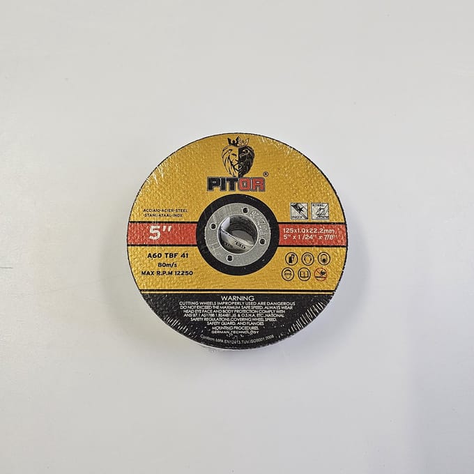 Slijpschijven Ø125mm x 1mm x 25 stuks (PITOR®)