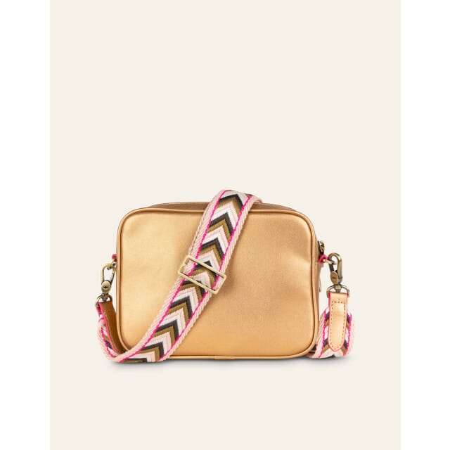 Oilily Smiley Cross Body- maatOne size Pale Gold