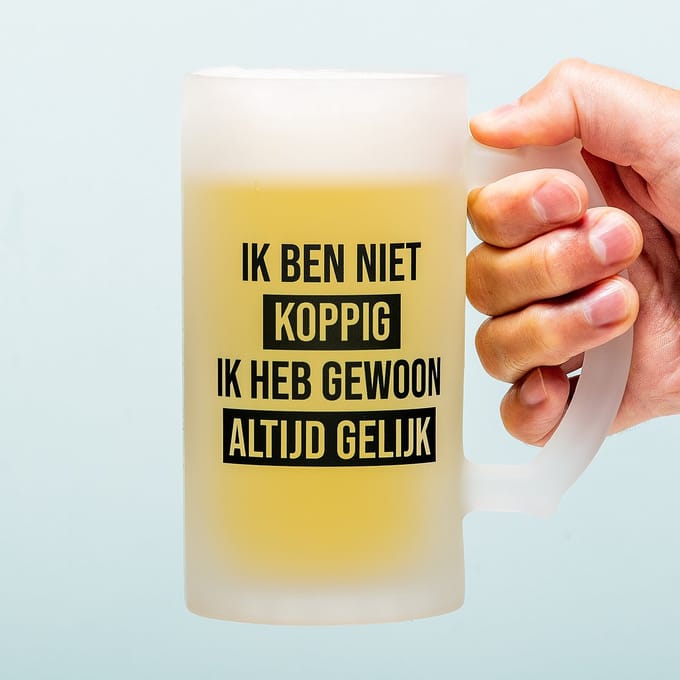 Bierpul Ik ben niet koppig van Ditverzinjeniet