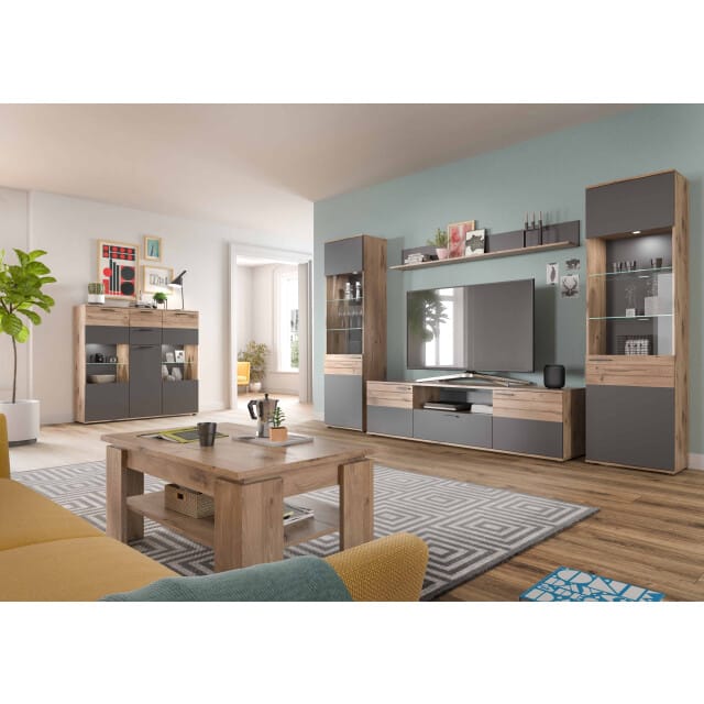 Hoge kast Mason - 140cm x 134cm x 37cm